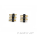 Cabeçalho de pino de 2,54 mm em linha única reta 5P